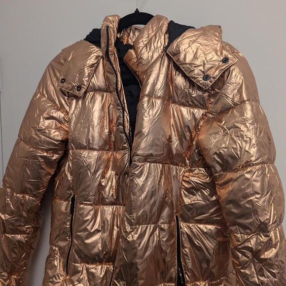 Marc new York performance gold puffer small NWOT - Picture 2 of 5